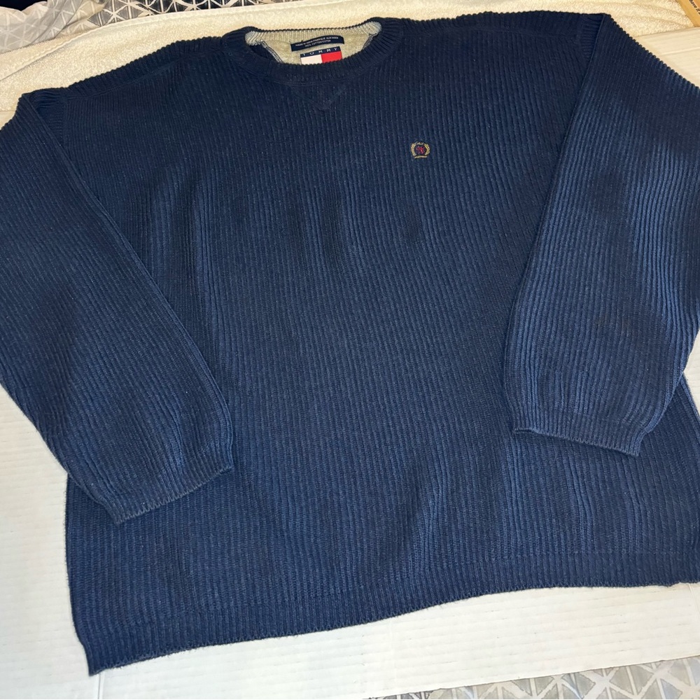 Tommy Hilfiger Dark Blue Crewneck Sweater